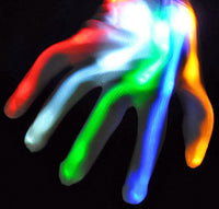 Light Up Flashing XO Xbone Multicolor LED Gloves