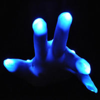 XO Blue Light Up Xbone LED Gloves